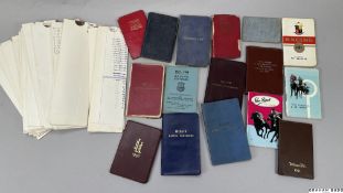 A collection of bookmakers-published racing pocket diaries,