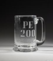 A Dartington glass tankard commemorating Pat Eddery riding 200 winners in a season for the first