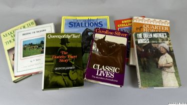 Collection of 24 books on racehorse owners and breeders, biographies and autobiographies with