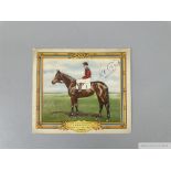 Lester Piggott-signed 1957 Christmas card