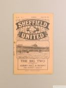 England v. Ireland International match programme, 20th October 1930