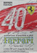 Ferrari 40th Anniversary Grand Prix poster