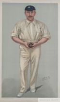 A group of three Vanity Fair cricket prints,