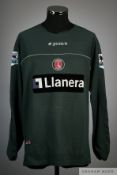Thomas Myhre green No.36 Charlton Athletic long-sleeved goalkeepers shirt