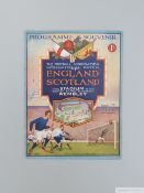 England v. Scotland International match programme, 12th April 1924