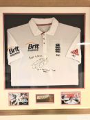 Alastair Cook match worn England Cricket shirt, 2013