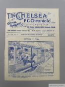 Chelsea v. Notts County and Fulham joint match programme 26th April and 28th April 1913