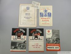 Bristol Rovers v. Manchester United match programme, 30th January 1954