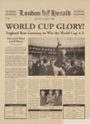 Three pictures relating the England in the 1966 World Cup Finals