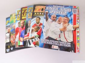 Seven Merlin F.A.Premier League sticker albums