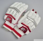 Joe Root pair of match worn autographed cricket gloves, New Balance
