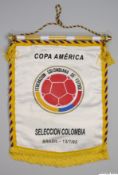 Colombia v. Brazil 1995 Copa America pennant