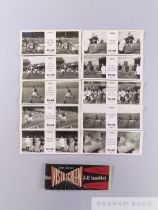 Complete set of 3-D Vistascreen, Series 69 "Coutrtesy of Chelsea" Football cards