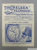 Chelsea v. Middlesbrough match programme, 14th December 1912