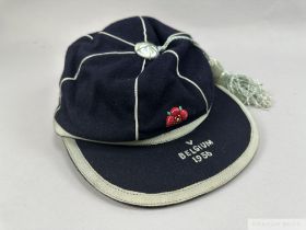 David Gaskell blue England v. Belgium Youth cap, 1956