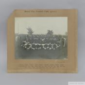 Bristol City sepia-toned football line-up photograph, 1910-11