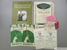 The Lawn Tennis Championship at Wimbledon 6th July 1935