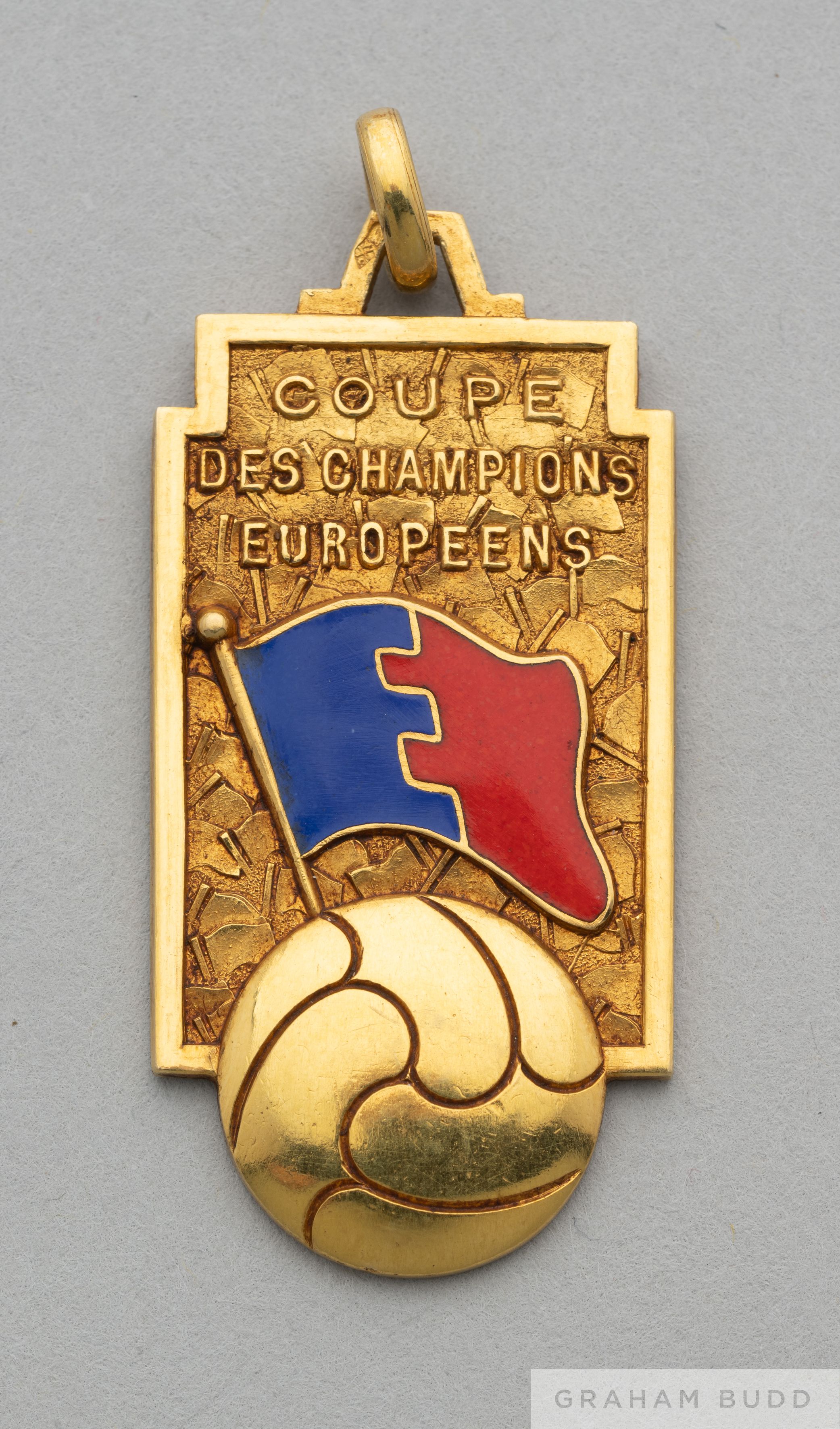 Raymond Kopa continental gold and enamel 1959 European Cup Winners medal,