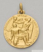 .750 gold medal presented to Ottorino Barassi on the occasion of the Torino Simbolo v River Plate