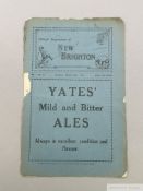 New Brighton v. Darlington match programme 29th March 1924
