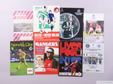 Collection of Inter Milan European match programmes 1961 to 2008
