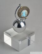 A rare silver & enamel 1934 World Cup commemorative medal awarded to Ottorino Barassi, President and