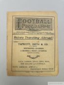 England v. Wales International match programme, 18th November 1931