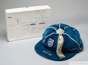 Ray Wilson blue England v. Spain, Spain, Yugoslavia and U.S.S.R. International cap