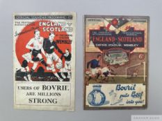 England v. Scotland International match programme, 9th April 1932