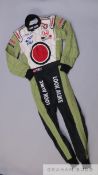 Anthony Davidson used BAR Honda suit by Sparco