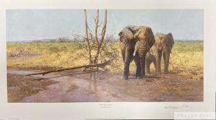 David Shepherd CBE FRSA FGRA. 'In the Masai Mara', 2004
