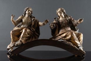 Gruppo scultoreo raffigurante “Gesù e Maria”, Austria-Germania, fine del XVI-inizi del XVII