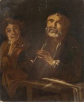 Giacomo Francesco Cipper detto il Todeschini (Feldkirch 1664 - Milano 1736), “Vecchio con pipa e