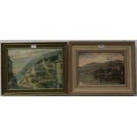ANDREW WELCH Kenmore and Loch Tay, signed, oil on canvas, 26 x 35cm and three others (4) Available