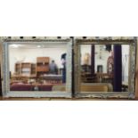 A lot of two assorted gilt framed wall mirrors (2) Condition Report:Available upon request