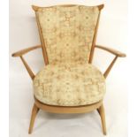 A mid 20th century elm and beech Ercol 359 easy chair, 82cm high x 70cm wide x 74cm deep Condition