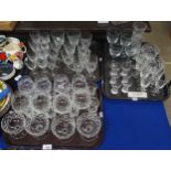 A collection of Edinburgh crystal drinking glasses and other glassware Condition Report:No condition