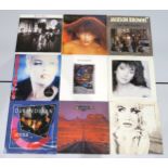 POP AND ROCK VINYL LP RECORDS with The Police, The Pretenders, Graham Parsons, Prince, Lloyd Cole