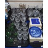 Assorted cut glass and crystal including Edinburgh Condition Report:No condition report available.