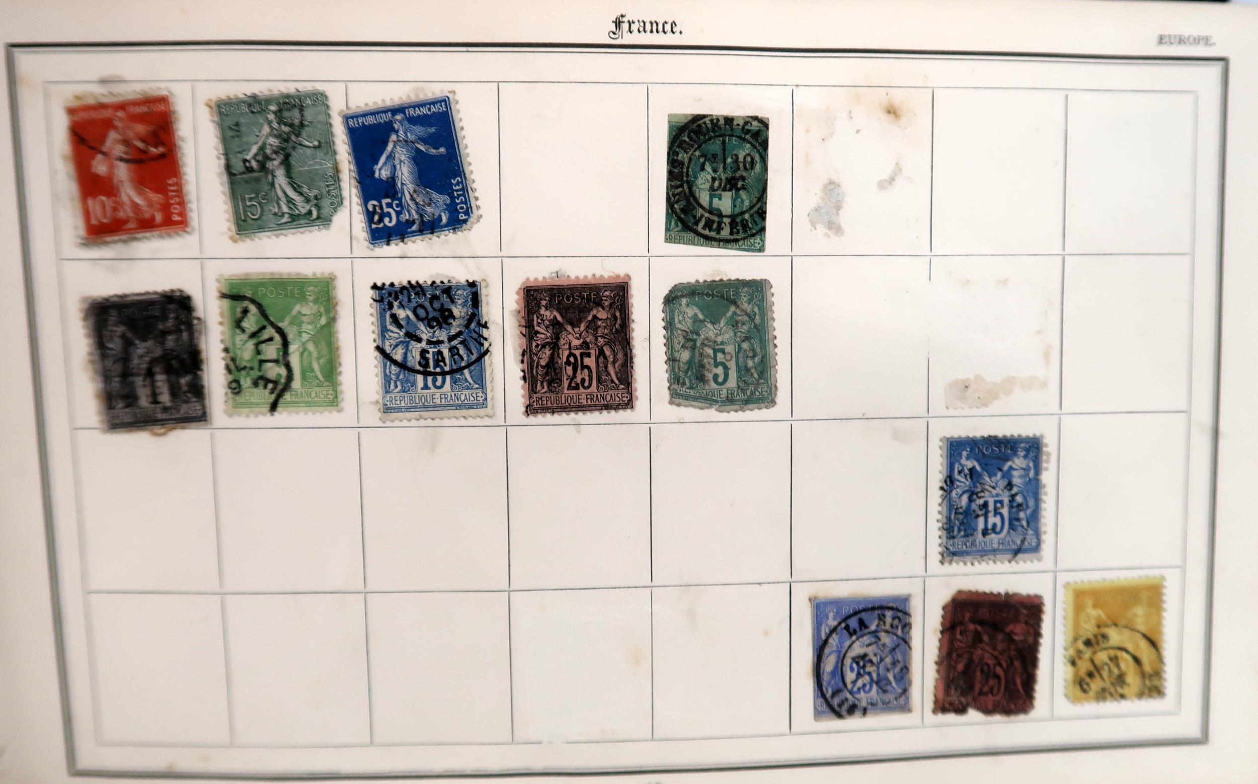 STAMPS a collection in three albums plus loose in envelopes, the Empire Postage Stamp Album includes - Image 2 of 15