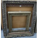 A COLLECTION OF SEVEN PICTURE FRAMES 18TH TO 20TH CENTURY, giltwood and gesso (7) Condition Report: