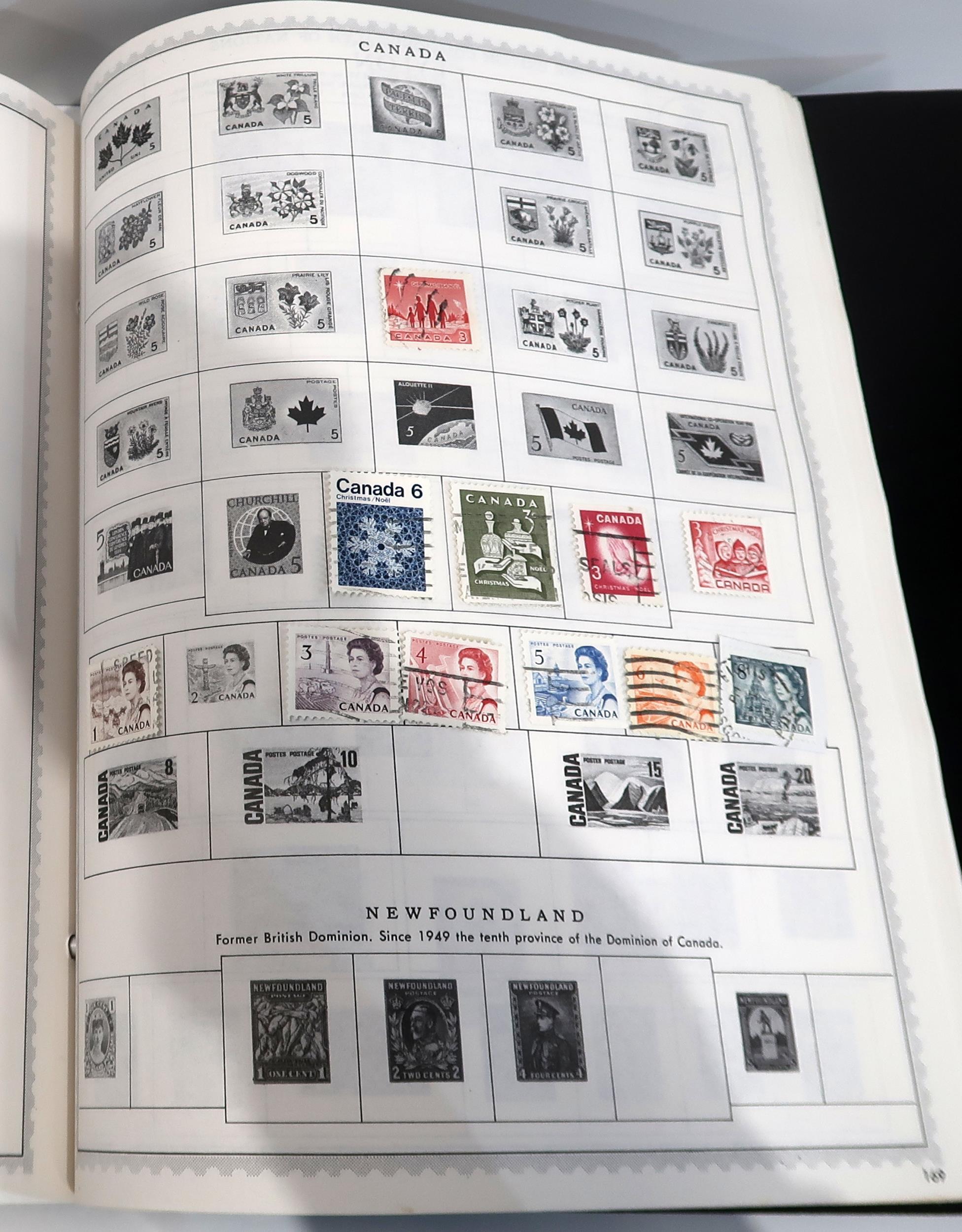 STAMPS a collection in box and New Worldwide Stamp Album sparsely filled but some unmounted - Image 7 of 8