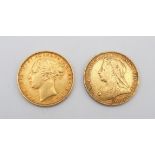 VICTORIA SOVEREIGN 1877 8 grams, Victoria sovereign 1895 7.95 grams Condition Report:Available