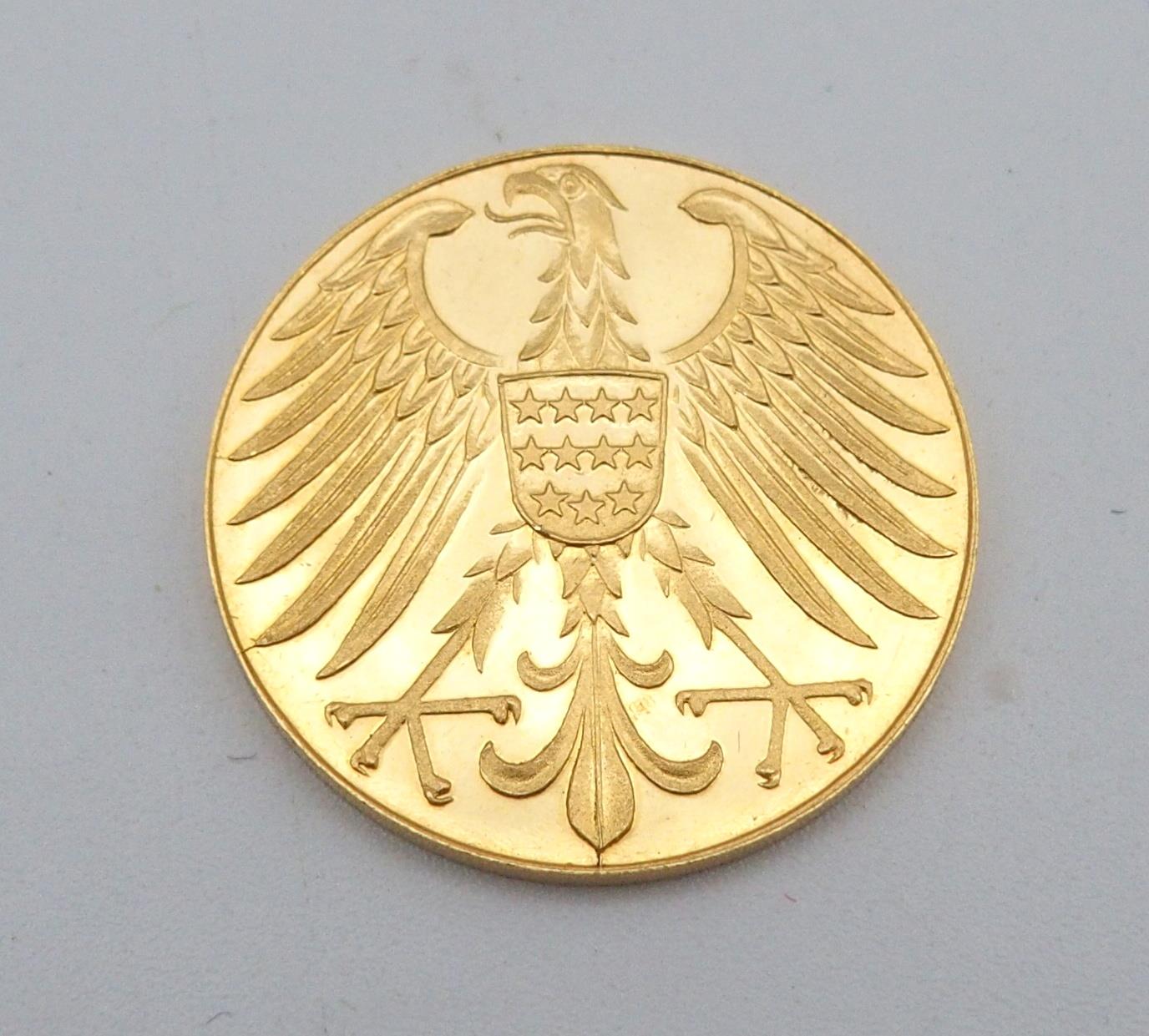 BAYERN COIN, BAYERN coat of arms rev Eagle shield with 11 stars 8 gramsÊ Condition Report: - Image 2 of 2