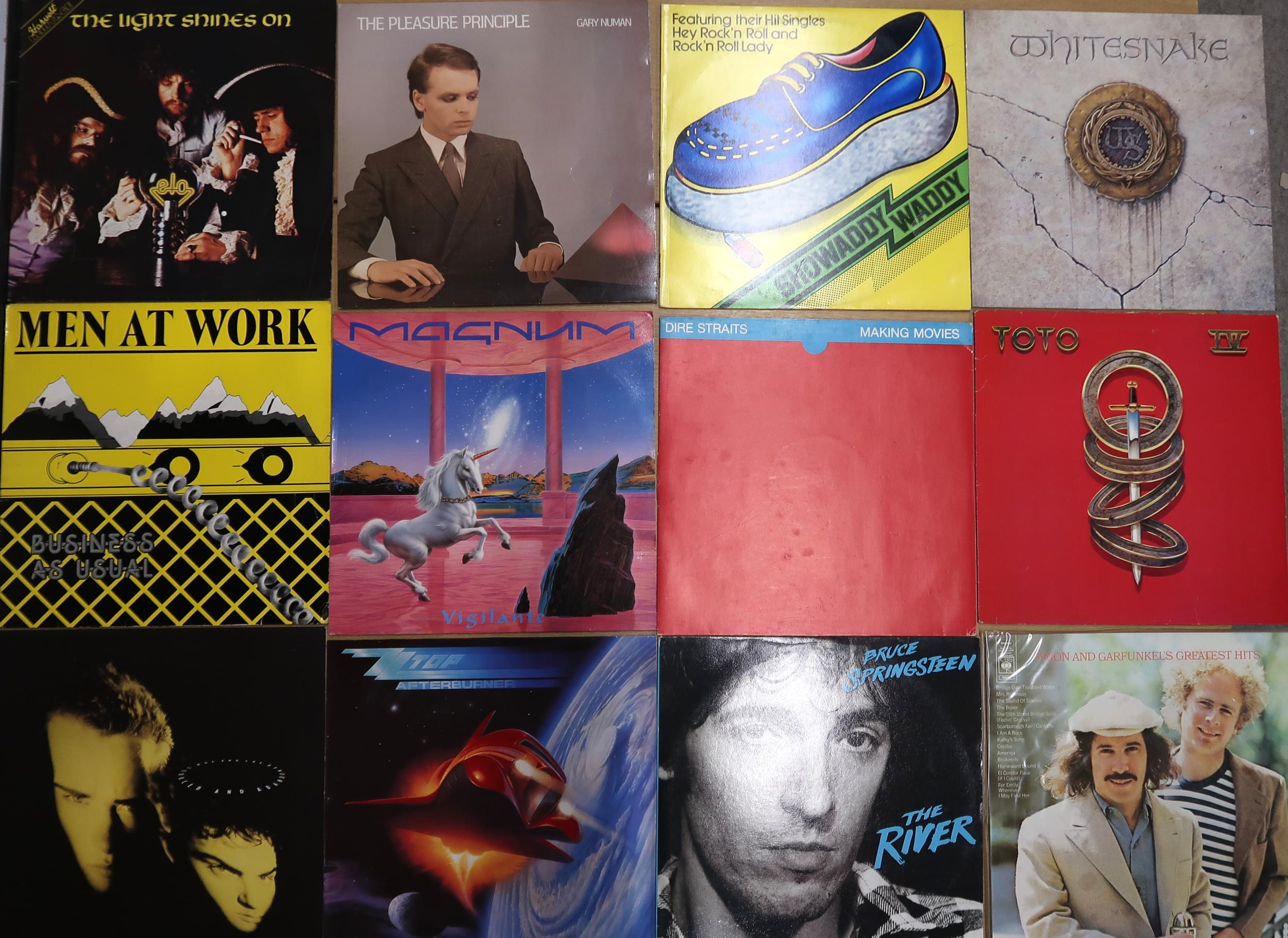 VINYL LP RECORDS a collection of New Wave, Punk, Prog Rock, Rock and Pop and Reggae white label - Image 4 of 8