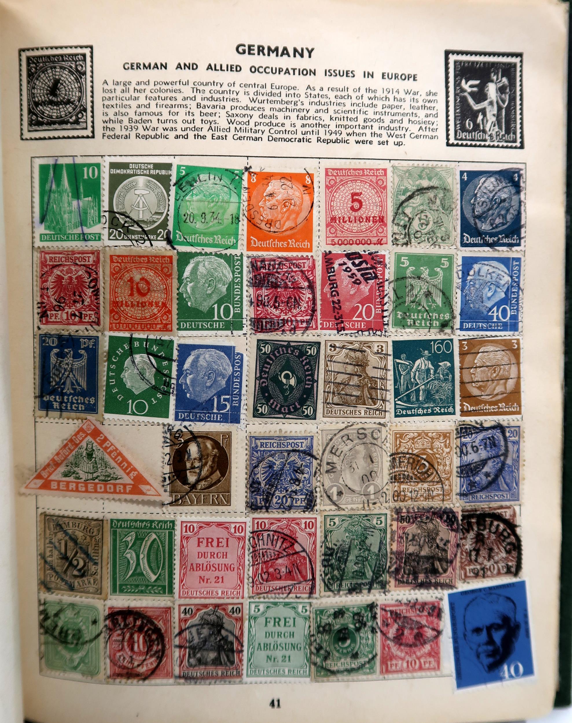 STAMPS a collection in three albums plus loose in envelopes, the Empire Postage Stamp Album includes - Image 10 of 15