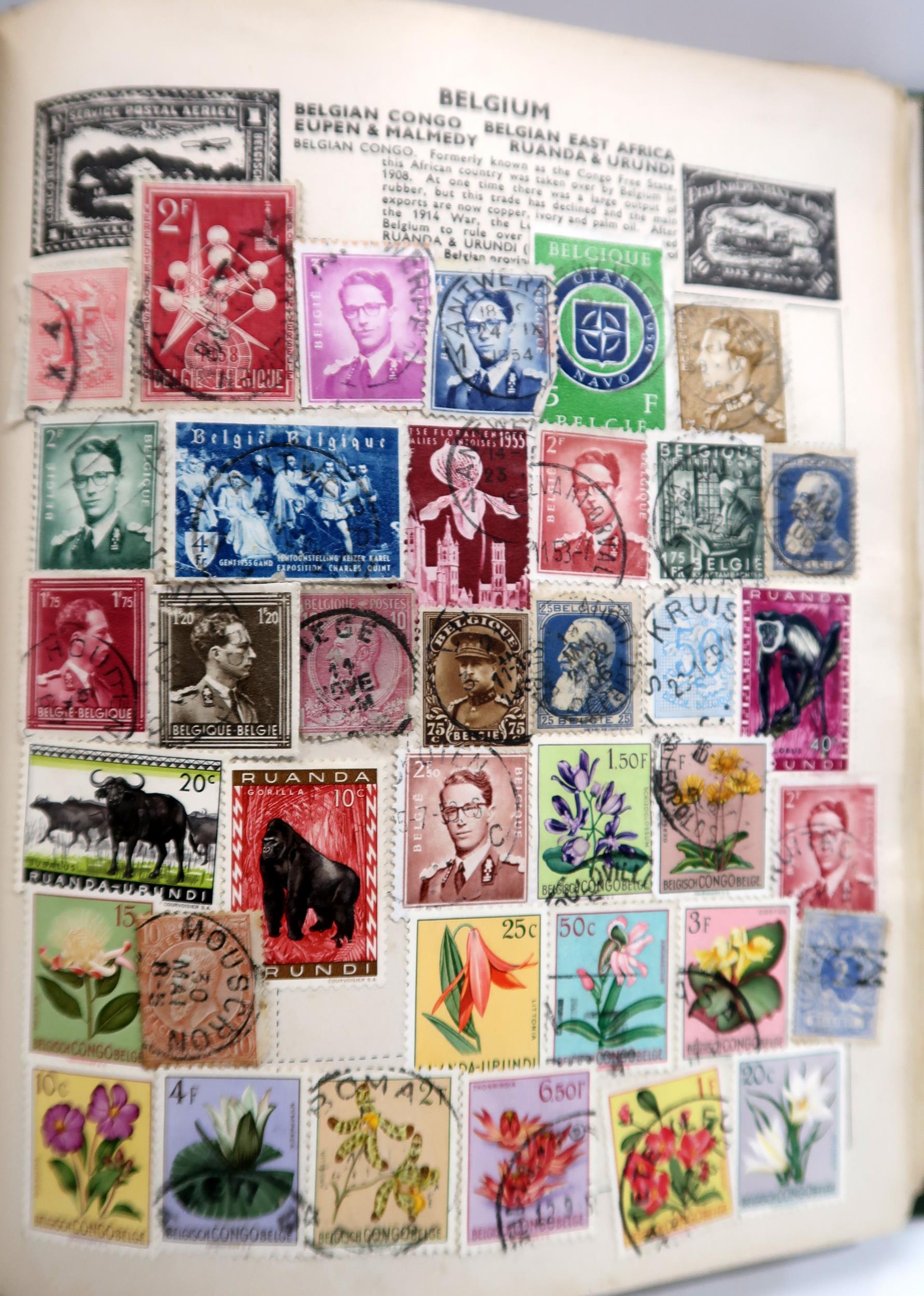 STAMPS a collection in three albums plus loose in envelopes, the Empire Postage Stamp Album includes - Image 5 of 15