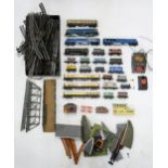A collection of Hornby 00-gauge model railway components, to include a large quantity of track, a