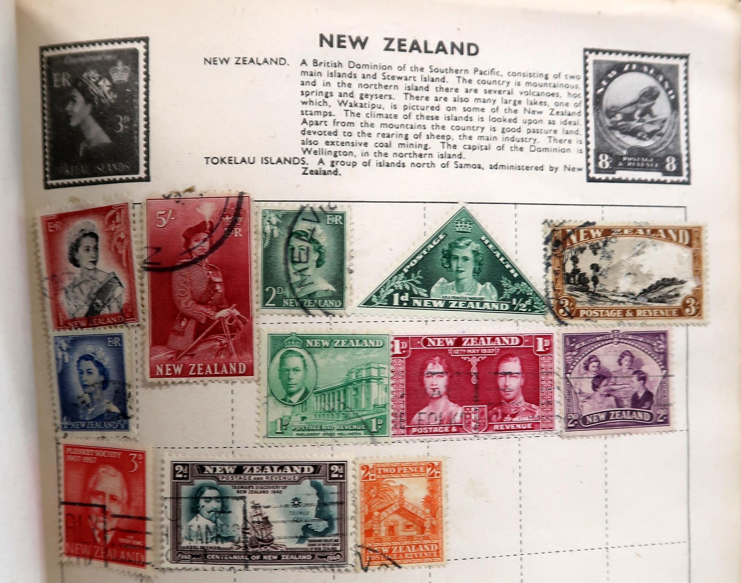 STAMPS a collection in three albums plus loose in envelopes, the Empire Postage Stamp Album includes - Image 8 of 15