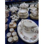 Wedgwood Litchfield dinner service comprising tureens, plates, bowls etc together with Crown
